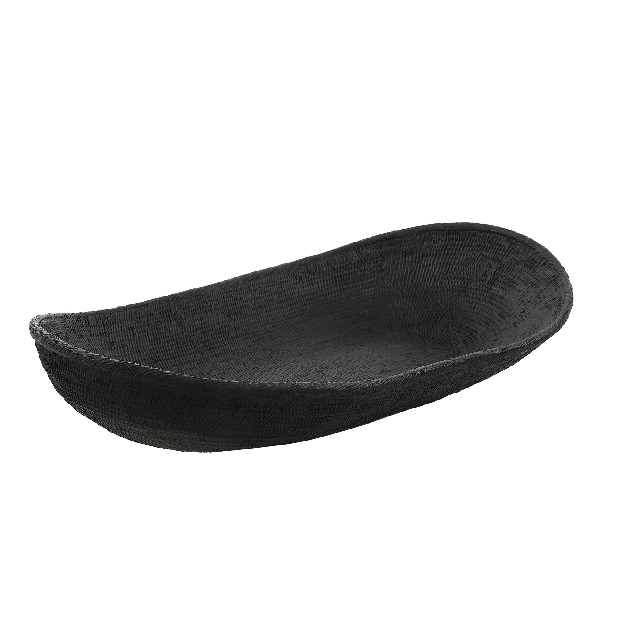 Image 5 Uttermost Ember Weave 23" Wide Black Outdoor Bowl more views