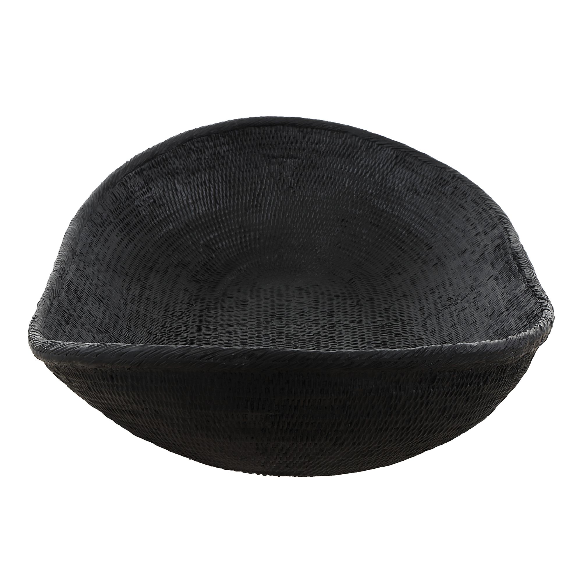 Image 6 Uttermost Ember Weave 23" Wide Black Outdoor Bowl more views