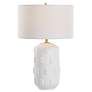 2_Uttermost Emerie 26 1/4" High Modern Matte White Ceramic Table Lamp