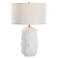 Uttermost Emerie 26 1/4" High Modern Matte White Ceramic Table Lamp
