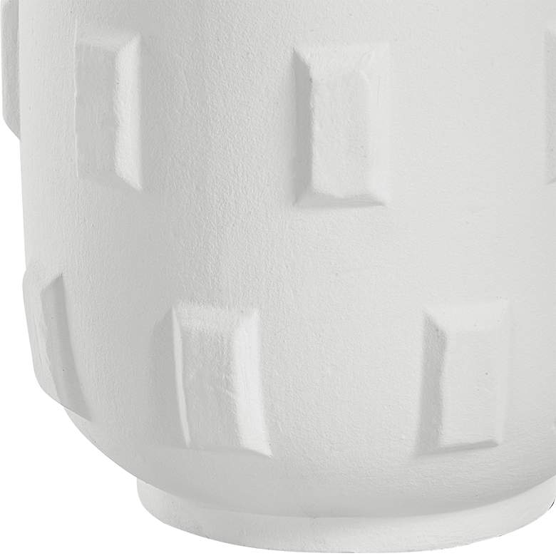 Image 6 Uttermost Emerie 26 1/4" High Modern Matte White Ceramic Table Lamp more views