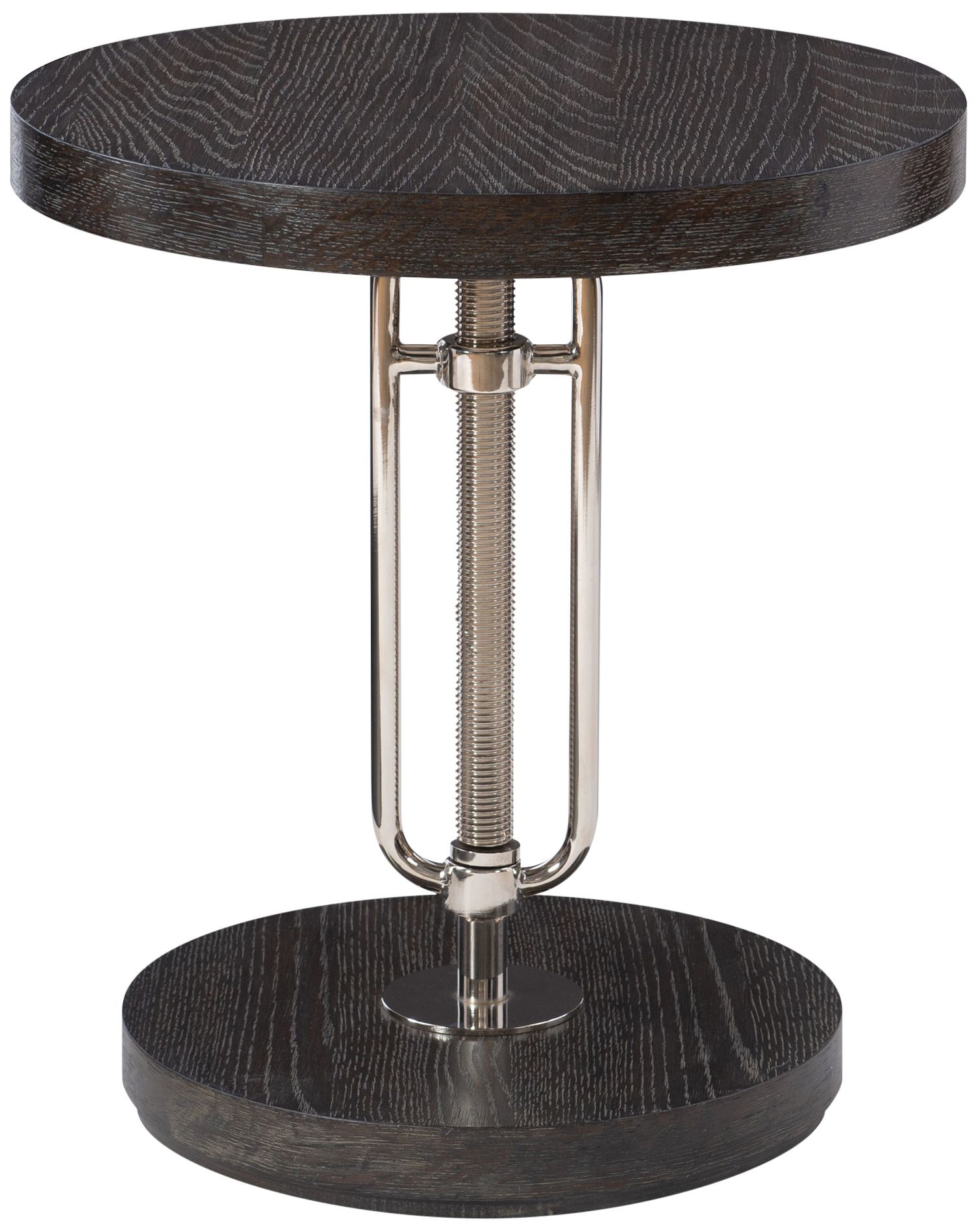 Uttermost Emilian 18" Wide Ebony Adjustable Accent Table