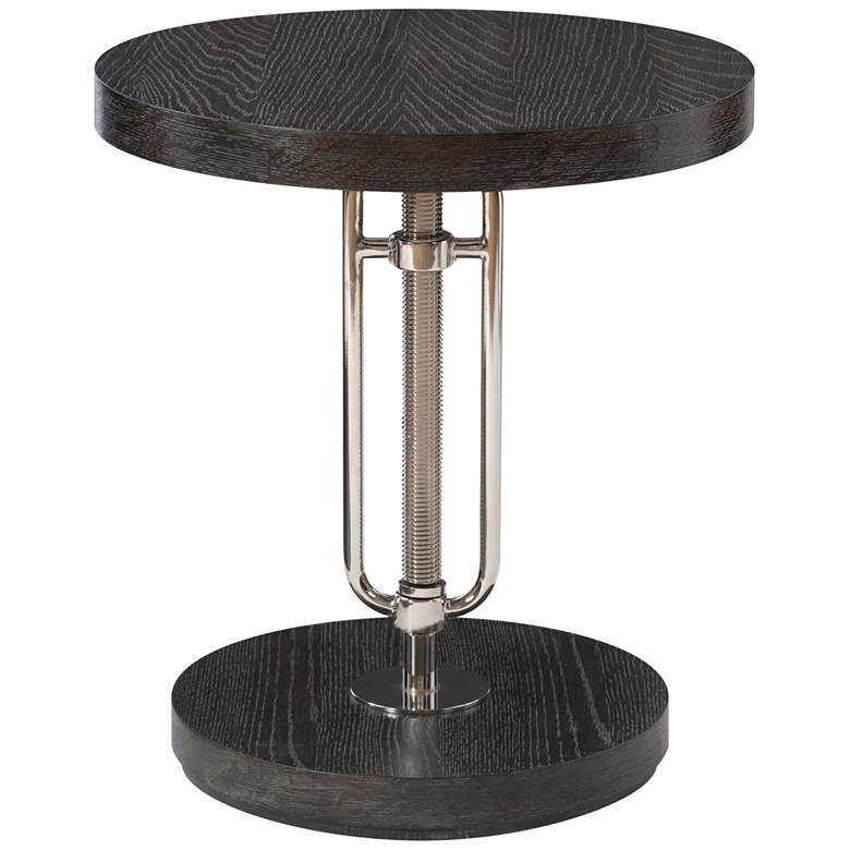 Image 2 Uttermost Emilian 18 inch Wide Ebony Adjustable Accent Table