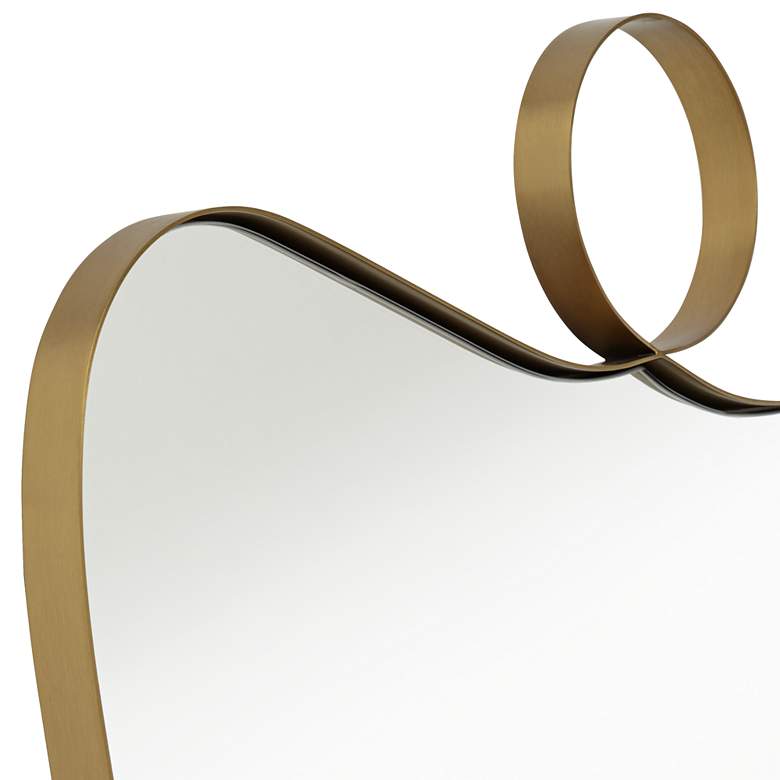 Image 3 Uttermost Emily 24" x 36" Polished Brass Wall Mirror more views