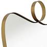 3_Uttermost Emily 24" x 36" Polished Brass Wall Mirror more views