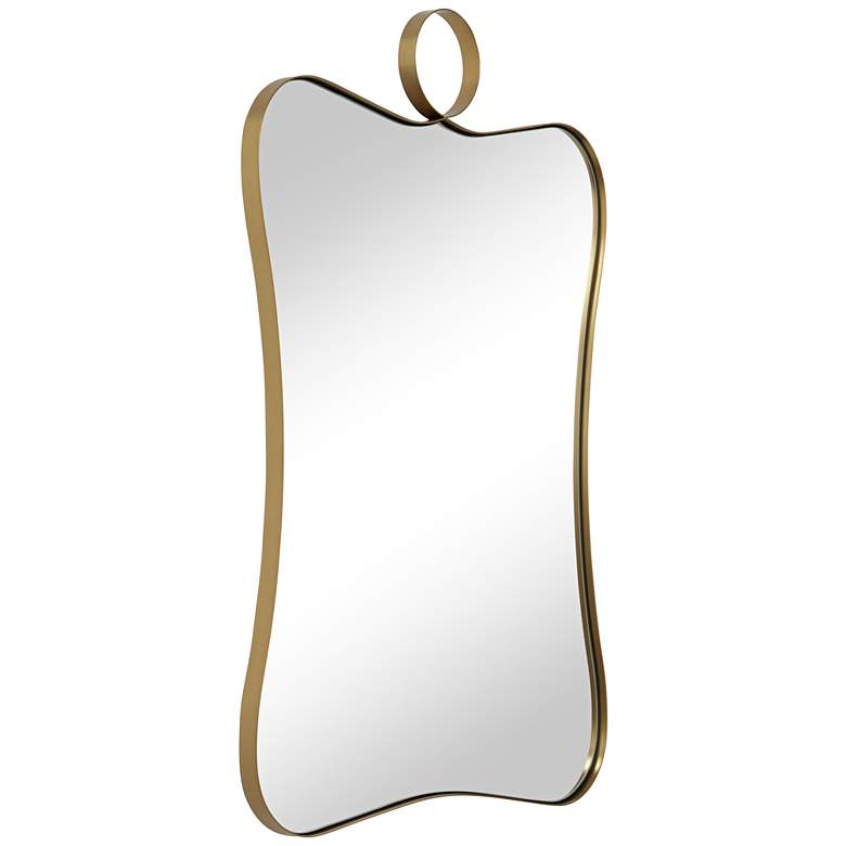Image 5 Uttermost Emily 24" x 36" Polished Brass Wall Mirror more views
