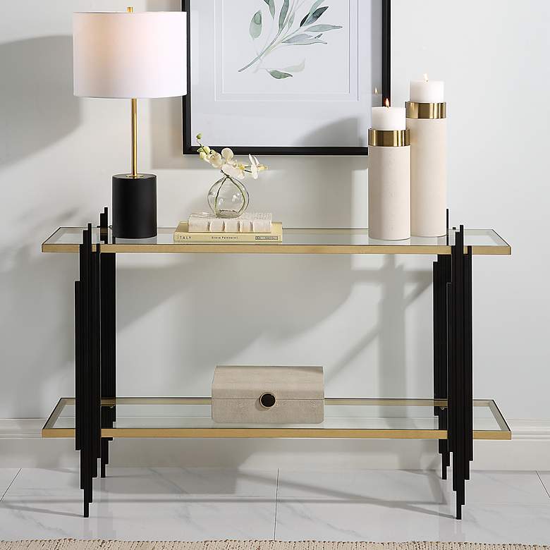 Image 1 Uttermost Empire 52" L x 33.88" H Console Table
