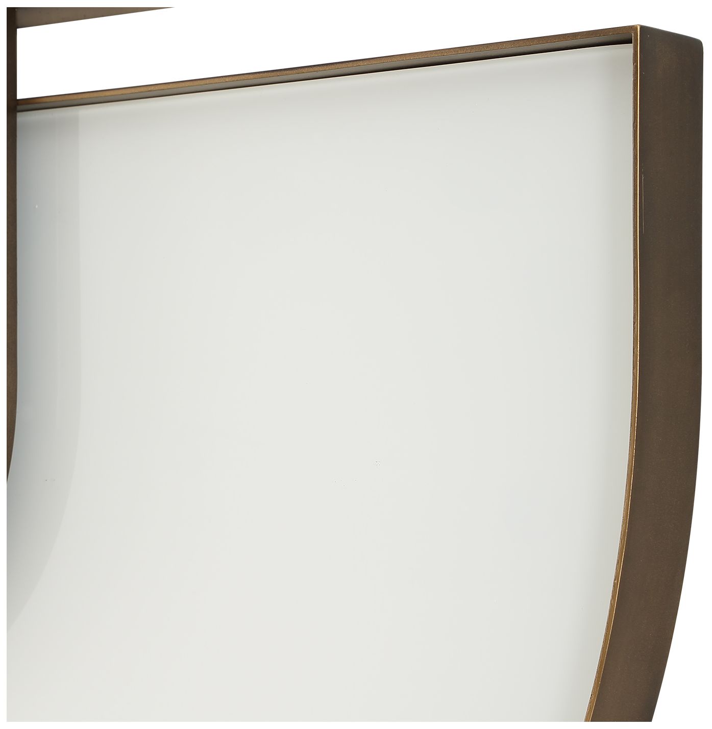 Image 5 Uttermost Encase 23 1/2" x 30 1/2" White and Gold Oval Mirror more views