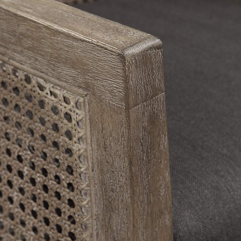 Image 5 Uttermost Encore 26 3/4" Dark Gray Wood Counter Stool more views