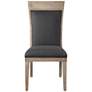 Uttermost Encore Dark Gray Armless Dining Room Chair