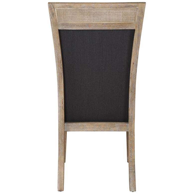 Image 6 Uttermost Encore Dark Gray Armless Dining Room Chair more views