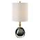 Uttermost Enigma 20" High Modern Teal Blue Art Glass Table Lamp