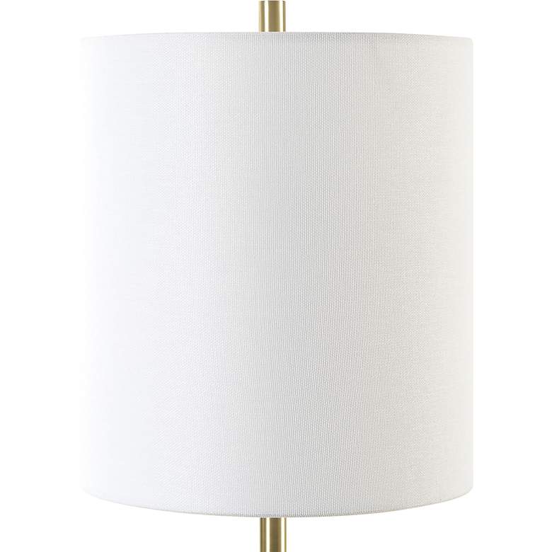 Image 5 Uttermost Enigma 20" High Modern Teal Blue Art Glass Table Lamp more views