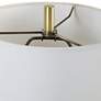 6_Uttermost Enigma 20" High Modern Teal Blue Art Glass Table Lamp more views