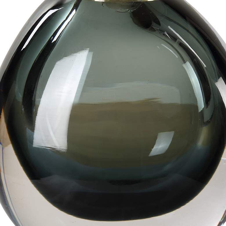 Image 7 Uttermost Enigma 20" High Modern Teal Blue Art Glass Table Lamp more views