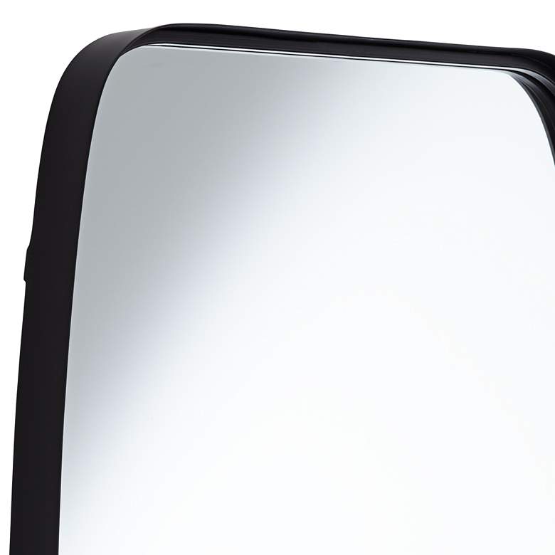 Image 3 Uttermost Erin Black 26 3/4" x 46" Metal Wall Mirror more views