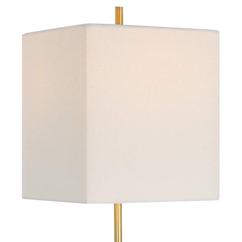 Image 3 Uttermost Escort Plated Brushed Brass Buffet Table Lamp more views