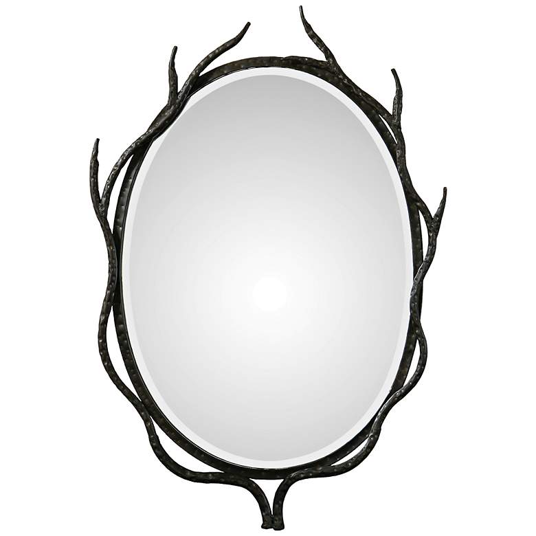 Image 1 Uttermost Esher 28" x 41" Oval Wall Mirror