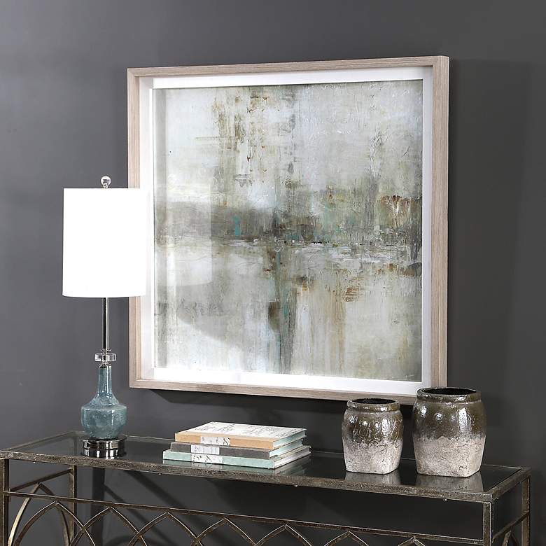 Image 3 Uttermost Essence 40 3/4" Square Printed Framed Wall Art more views