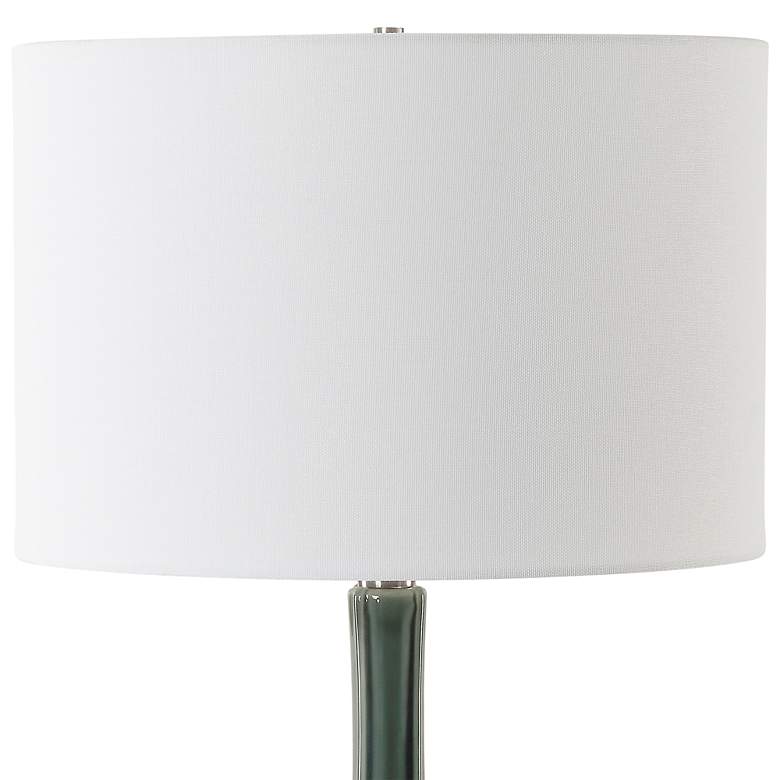 Image 5 Uttermost Essex 27 1/4" High Crackled Hunter Green Ceramic Table Lamp more views