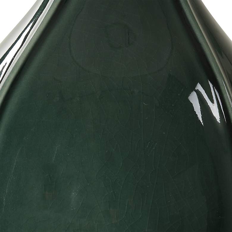 Image 7 Uttermost Essex 27 1/4" High Crackled Hunter Green Ceramic Table Lamp more views