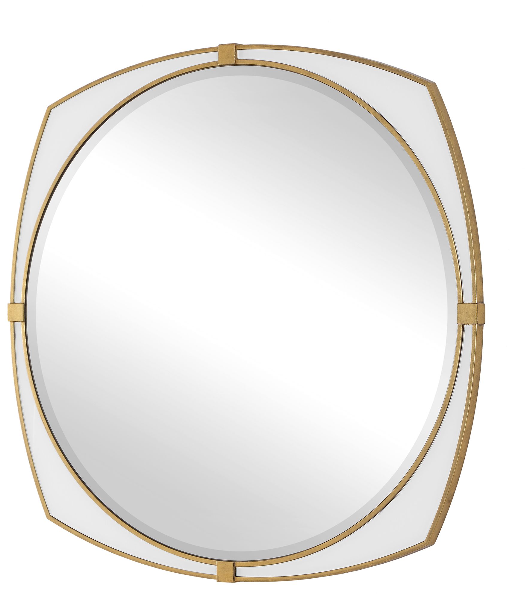 Image 4 Uttermost Estella Antique Gold 38 1/4" Round Mirror more views
