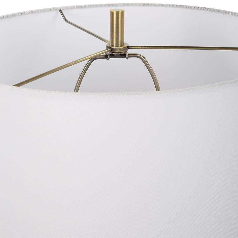 Image 7 Uttermost Estelle Light Smoke-Gray Glass Table Lamp more views