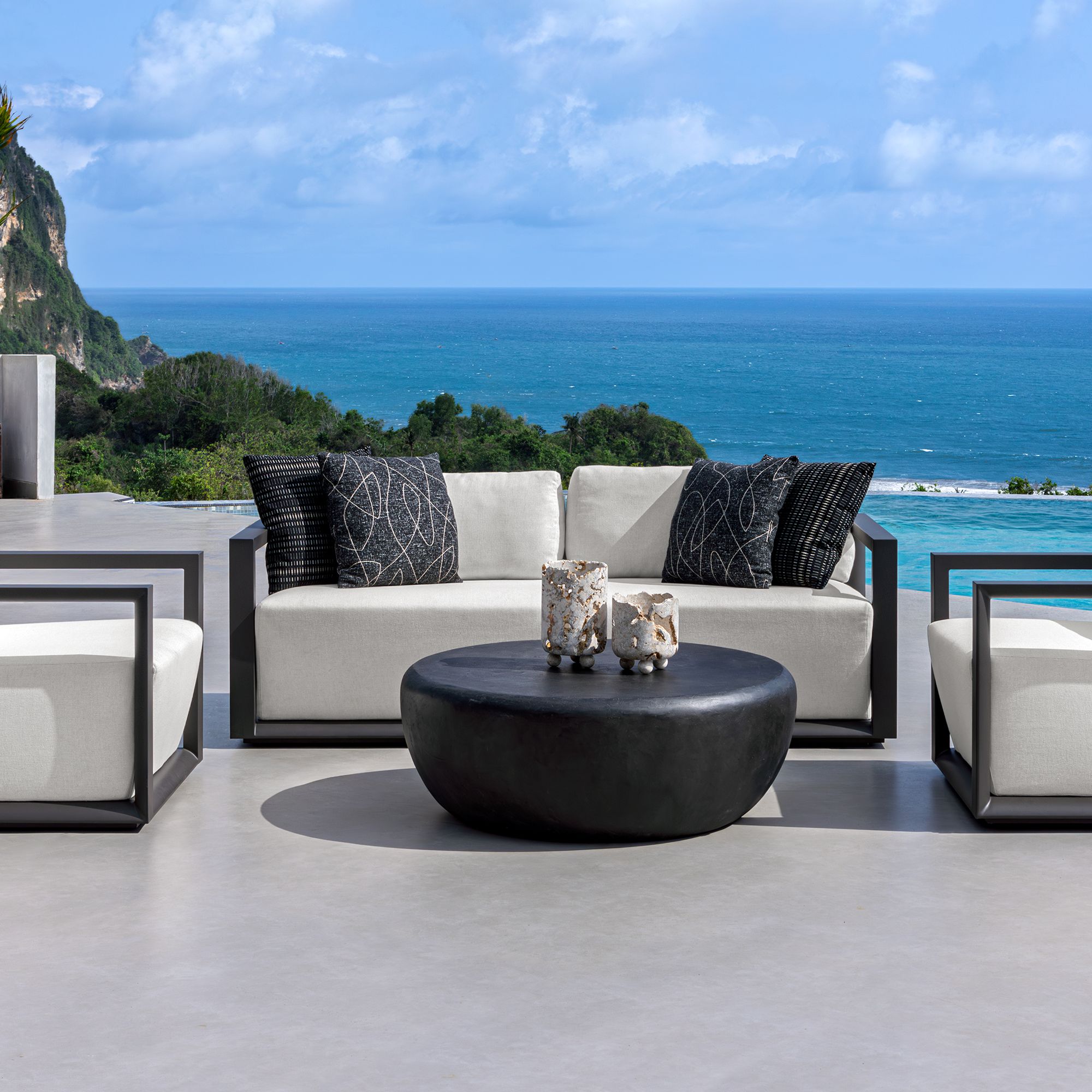 Image 4 Uttermost Esti 20" Indoor-Outdoor Pillow more views