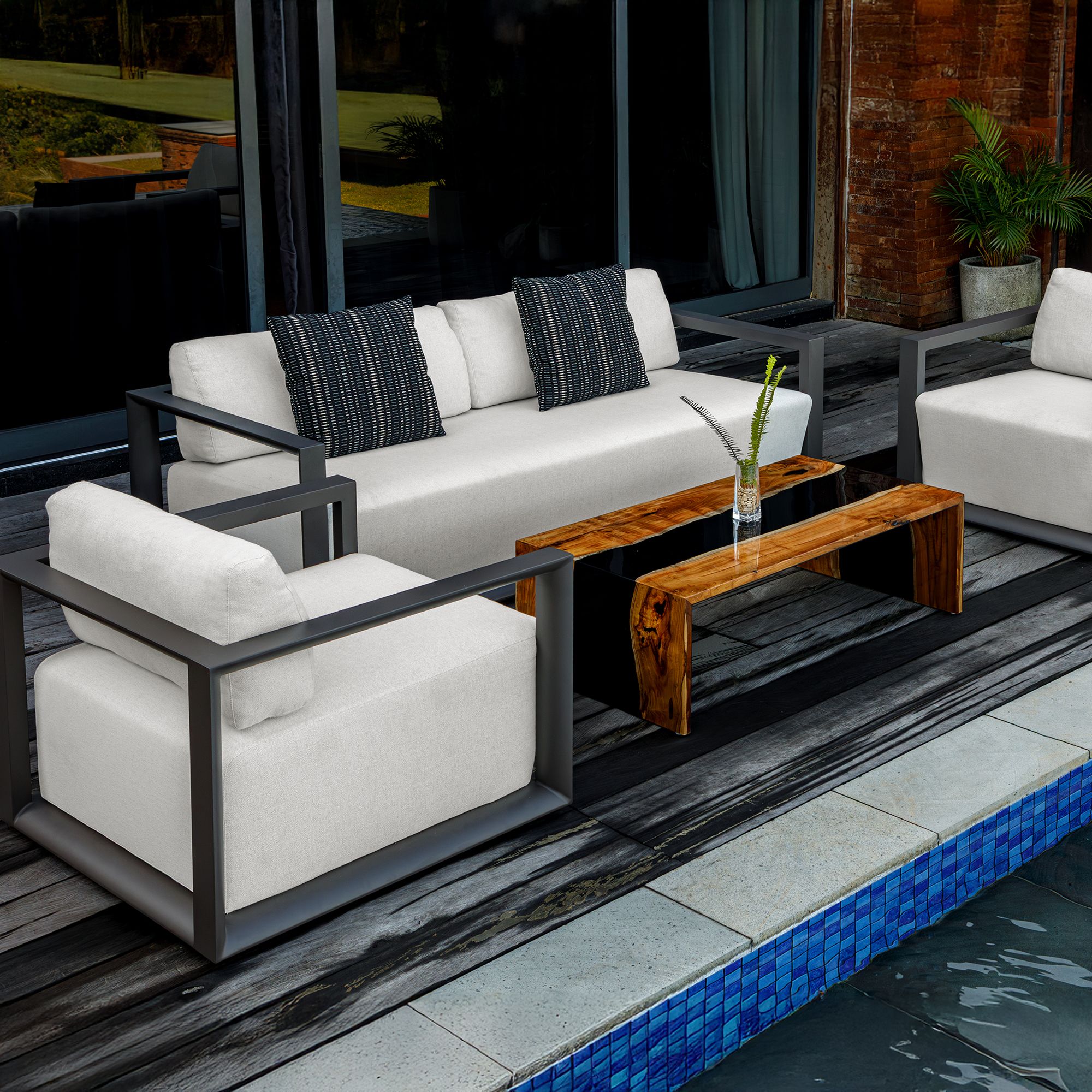 Image 6 Uttermost Esti 20" Indoor-Outdoor Pillow more views