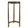 2_Uttermost Eternity 11 1/2" Wide Antique Brass Accent Table