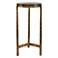 Uttermost Eternity 11 1/2" Wide Antique Brass Accent Table