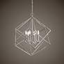Thumbnail2 of Uttermost Euclid 26" Wide Polished Nickel 6-Light Pendant