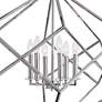 Thumbnail4 of Uttermost Euclid 26" Wide Polished Nickel 6-Light Pendant more views