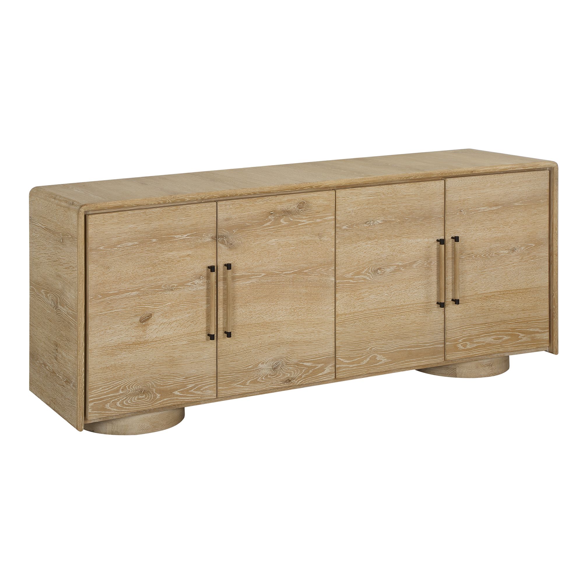 Image 7 Uttermost Evanston 78 3/4" Wide 4 Door Cabinet more views