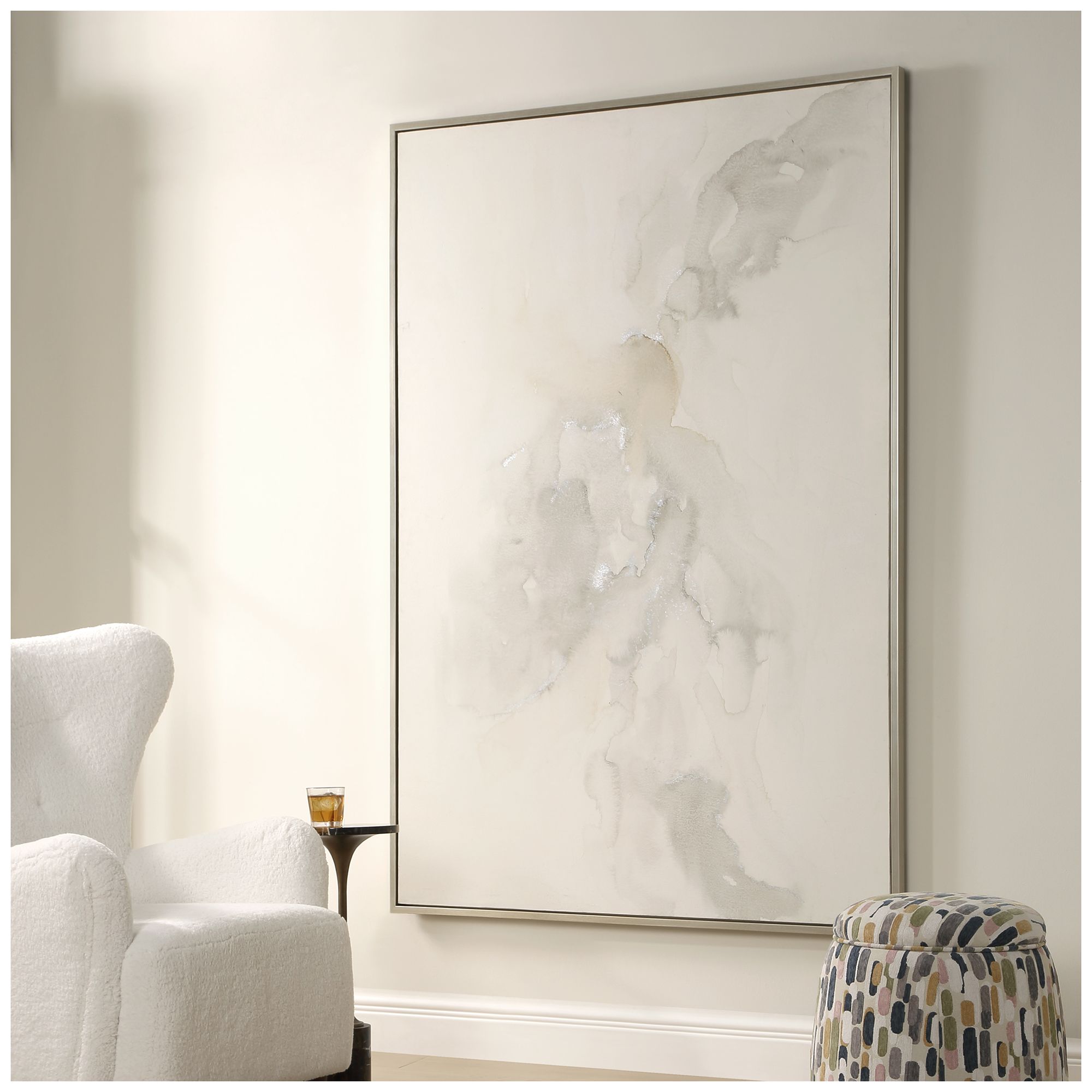 Image 3 Uttermost Evaporate 73.7" x 49.7" Hand Painted Canvas Wall Art more views