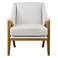 Uttermost Evolve Sugar Toned Polyester Fabric Accent Chair