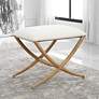 1_Uttermost Expedition 23 1/2" Wide White Fabric Bench