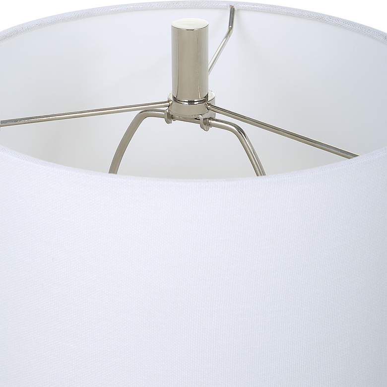 Image 6 Uttermost Exposition 33 1/2" Polished Nickel Iron Buffet Table Lamp more views