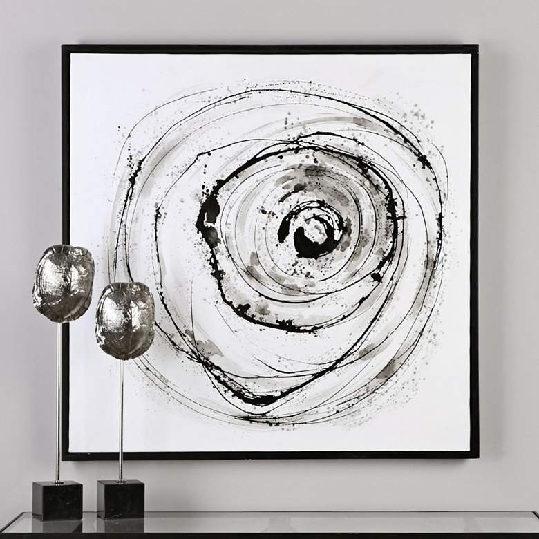 Image 1 Uttermost Eye On The World 41 1/4" Wide Canvas Wall Art