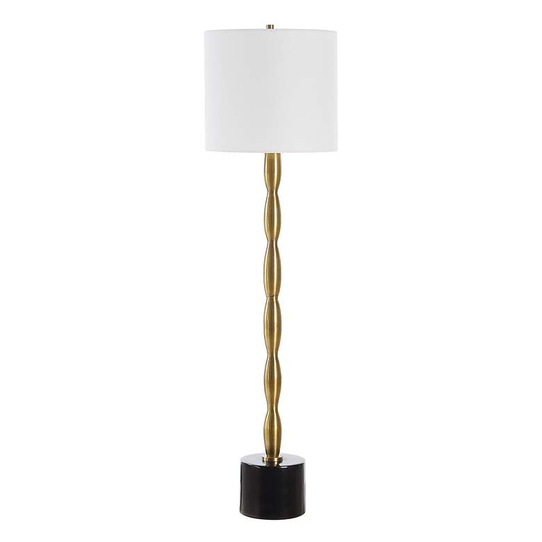 Image 4 Uttermost Ezra 37" High Antique Brass Metal Buffet Lamp more views