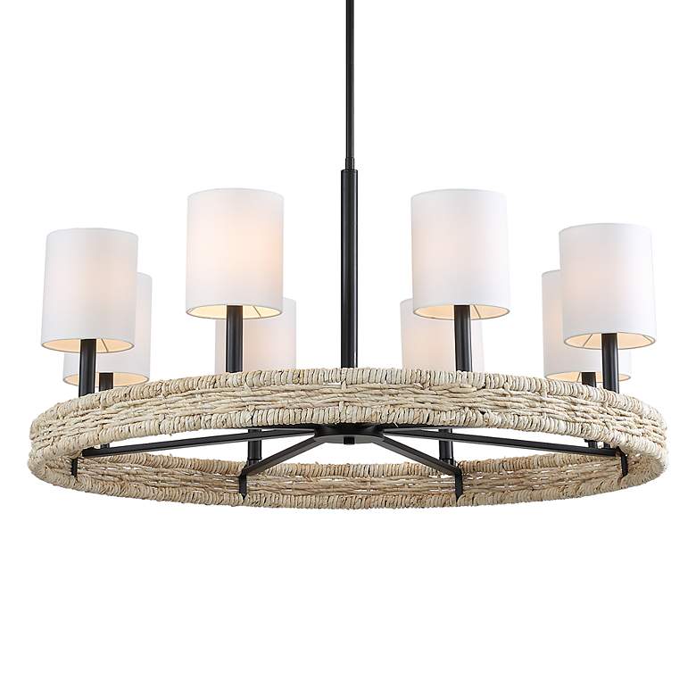 Image 2 Uttermost Faiyam 36 1/2" 8-Light Chandelier