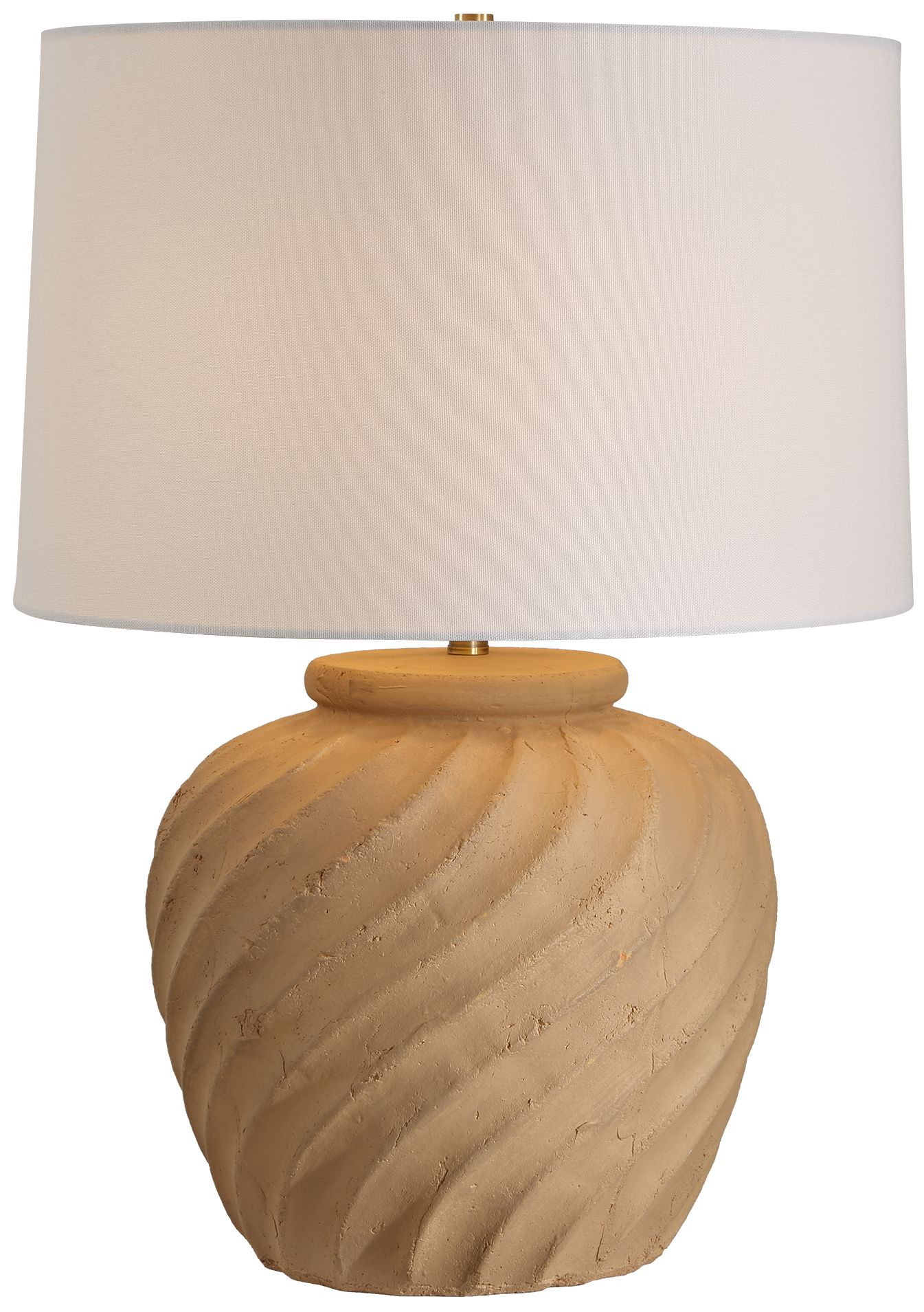 Image 2 Uttermost Farai 23"  Russet Ceramic Table Lamp