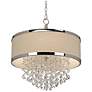 Thumbnail4 of Uttermost Fascination 22" Wide Modern Crystal 3-Light Drum Chandelier more views