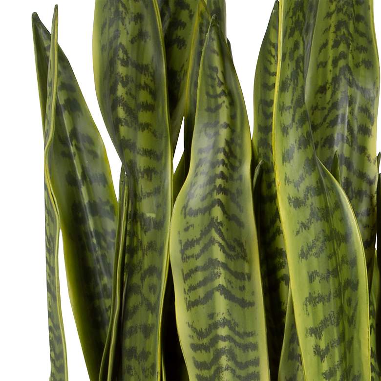 Image 3 Uttermost Fasita 44" High Faux Snake Plant in Pot more views