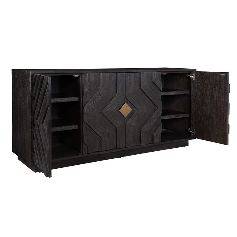 Image 3 Uttermost Faulkner 68" Wide 4-Door Cabinet more views