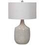 2_Uttermost Felipe 29 1/2" Distressed Light Gray Ceramic Vase Table Lamp