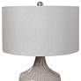 6_Uttermost Felipe 29 1/2" Distressed Light Gray Ceramic Vase Table Lamp more views
