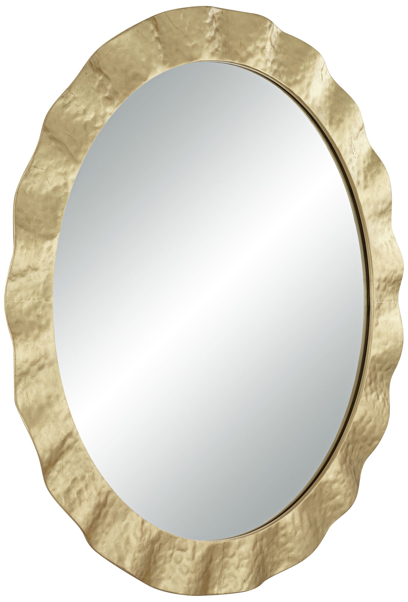 Image 6 Uttermost Felipe 32" Gold Round Wall Mirror more views