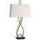 Uttermost Ferndale 33" Silver Scroll Metal Table Lamp