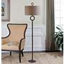 1_Uttermost Ferro Aged Rust Brown Metal Stem Floor Lamp